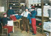  1914-1918 Infanterie Au magasin de la Compagnie With the store of the Company.jpg 